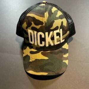 George Dickel Camo Trucker Hat Snapback Tennessee Whiskey Logo